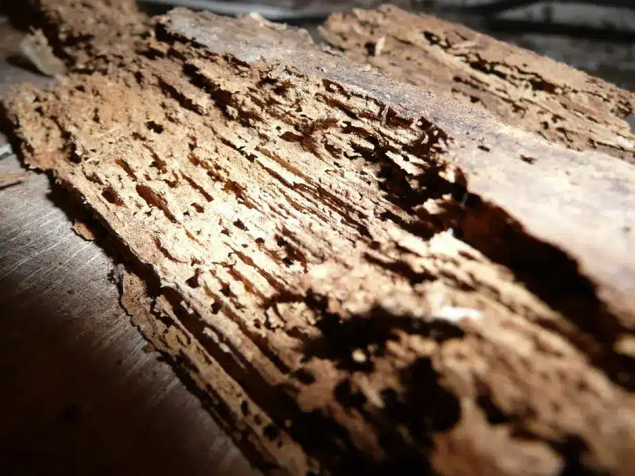 Trou De Capricorne Dans Le Bois