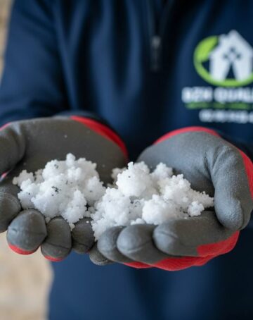 Salpêtre sur le carrelage et les joints
